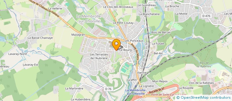 localisation de l'entreprise MONSIEUR FLORIAN BOUGRIER  LA MEMBROLLE-SUR-CHOISILLE