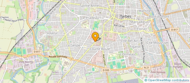 localisation de l'entreprise MONSIEUR FLORIAN BOUILLON à TARBES