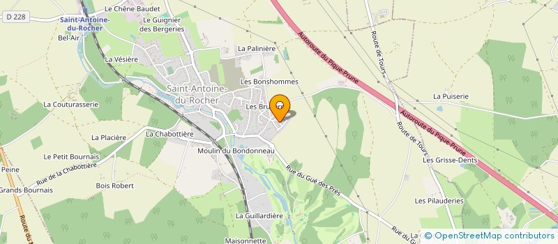 localisation de l'entreprise MONSIEUR FLORIAN BOULET  SAINT-ANTOINE-DU-ROCHER