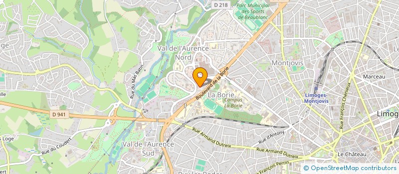localisation de l'entreprise MONSIEUR FLORIAN BOUNISSOU à LIMOGES