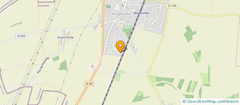 localisation de l'entreprise MONSIEUR FLORIAN BOURDEAU  ANGERVILLE