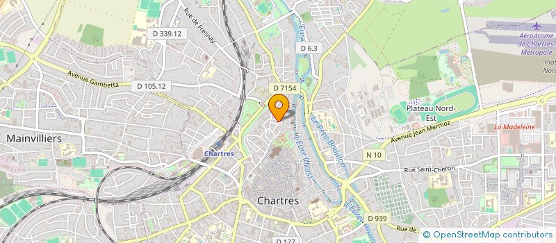 localisation de l'entreprise MONSIEUR FLORIAN BOURGINE à CHARTRES