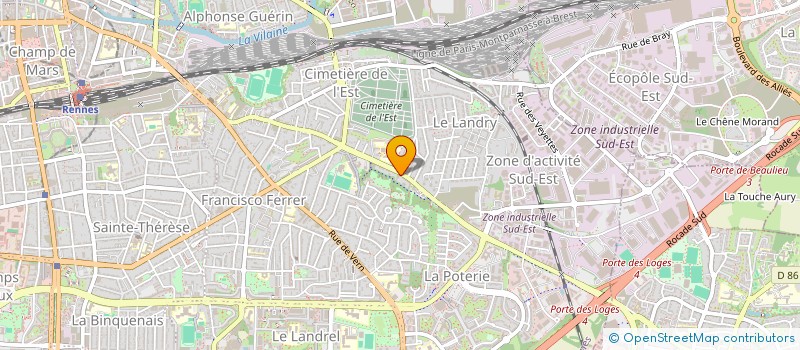 localisation de l'entreprise MONSIEUR FLORIAN BOURSAULT  RENNES