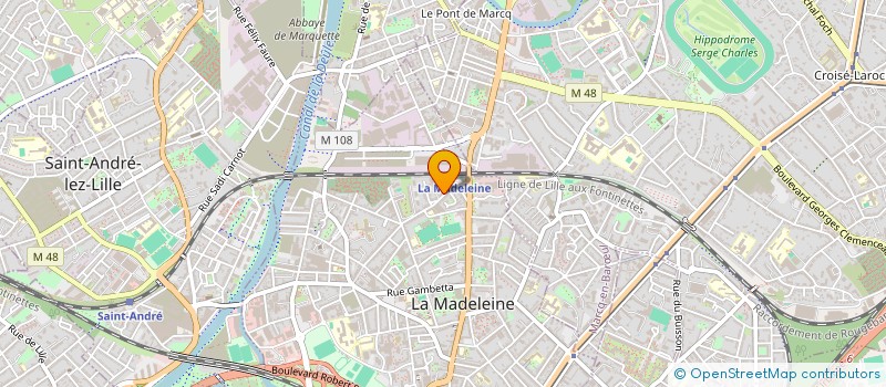 localisation de l'entreprise MONSIEUR FLORIAN BOURY à LA MADELEINE