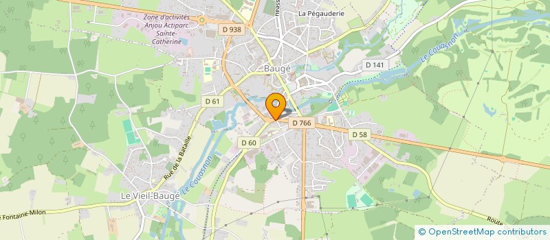 localisation de l'entreprise MONSIEUR FLORIAN BOUSSIN  BAUGE-EN-ANJOU