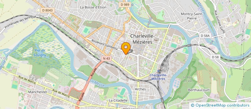 localisation de l'entreprise MONSIEUR FLORIAN BOUTIN à CHARLEVILLE-MEZIERES