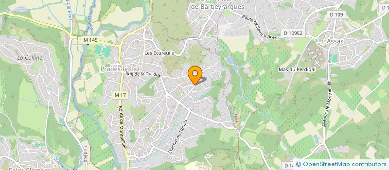 localisation de l'entreprise MONSIEUR FLORIAN BOUYER  PRADES-LE-LEZ