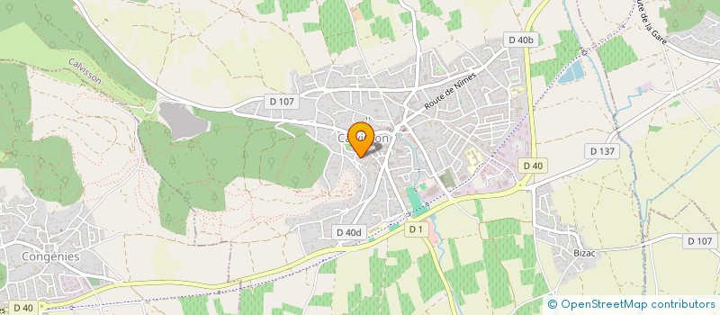 localisation de l'entreprise MONSIEUR FLORIAN BOUZANQUET  CALVISSON