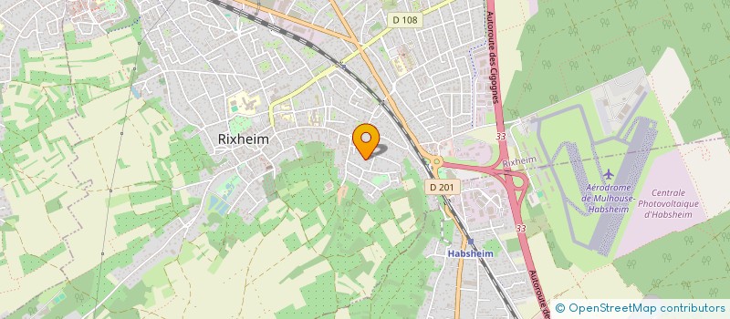 localisation de l'entreprise MONSIEUR FLORIAN BRAUN  RIXHEIM