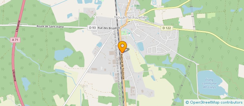 localisation de l'entreprise MONSIEUR FLORIAN BRIANT  NOUAN-LE-FUZELIER