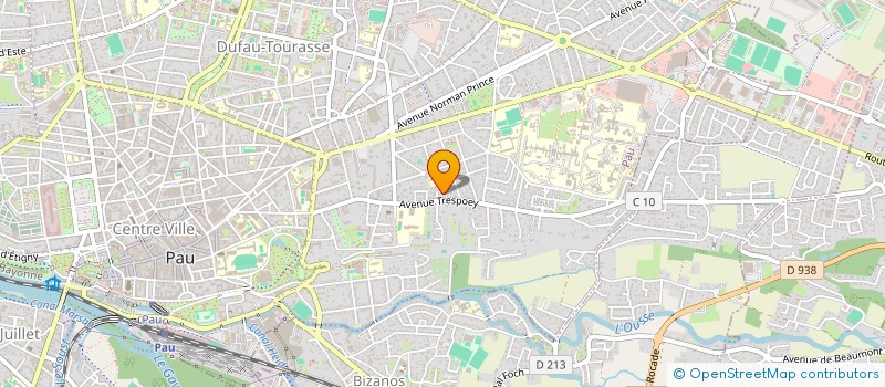 localisation de l'entreprise MONSIEUR FLORIAN BRICHE à PAU
