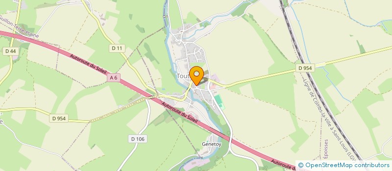 localisation de l'entreprise MONSIEUR FLORIAN BRIVOT  TOUTRY