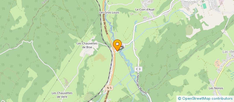 localisation de l'entreprise MONSIEUR FLORIAN BROCARD  LA CHAUMUSSE