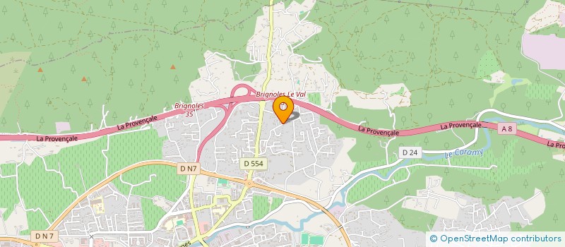 localisation de l'entreprise MONSIEUR FLORIAN BROQUIER  BRIGNOLES