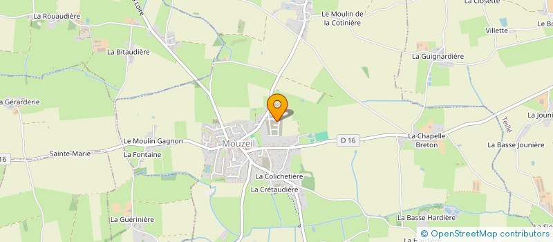 localisation de l'entreprise MONSIEUR FLORIAN BROSSARD  MOUZEIL