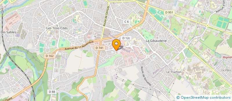 localisation de l'entreprise MONSIEUR FLORIAN BROSSARD  SAINT-BENOIT