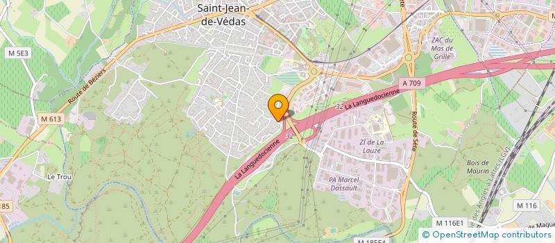 localisation de l'entreprise MONSIEUR FLORIAN BROUSSE  SAINT-JEAN-DE-VEDAS