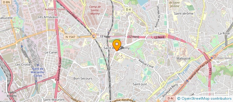 localisation de l'entreprise MONSIEUR FLORIAN BRUN à MARSEILLE