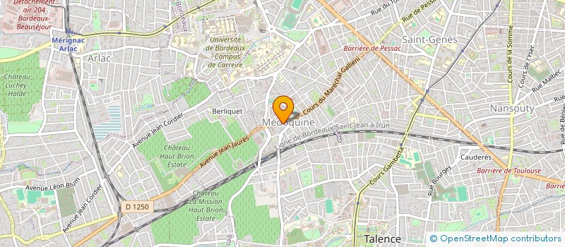 localisation de l'entreprise MONSIEUR FLORIAN BRUNET  TALENCE