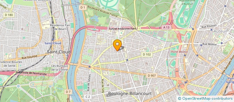 localisation de l'entreprise MONSIEUR FLORIAN BUISSON  BOULOGNE-BILLANCOURT