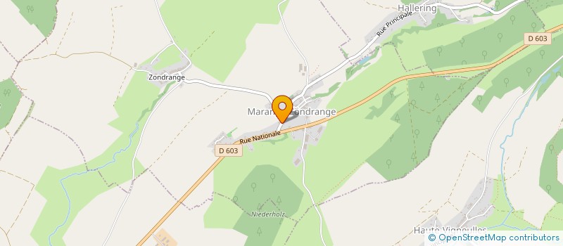 localisation de l'entreprise MONSIEUR FLORIAN BUND  MARANGE-ZONDRANGE