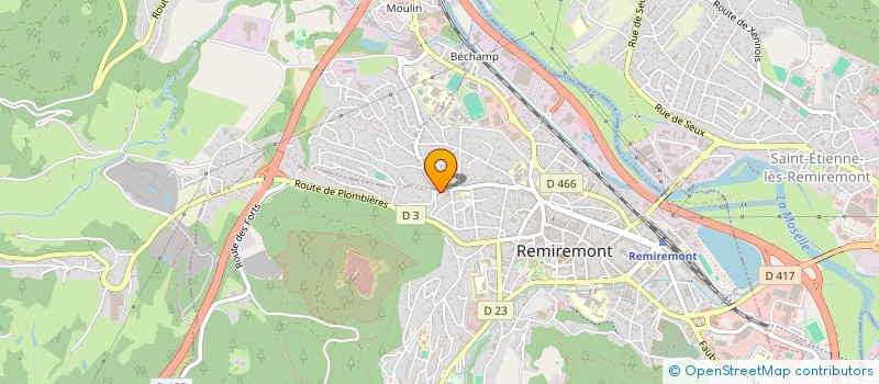 localisation de l'entreprise MONSIEUR FLORIAN BURCKEL  REMIREMONT