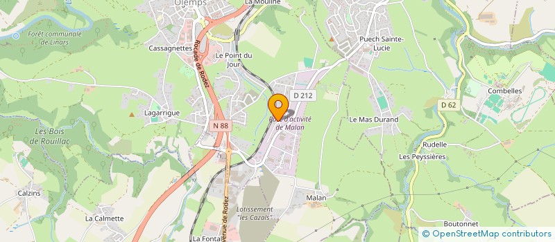 localisation de l'entreprise MONSIEUR FLORIAN BURGUION à OLEMPS