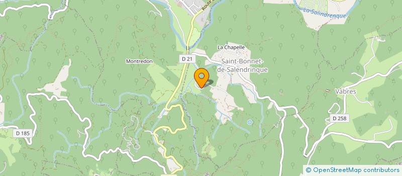 localisation de l'entreprise MONSIEUR FLORIAN CABOCHE  SAINT-BONNET-DE-SALENDRINQUE