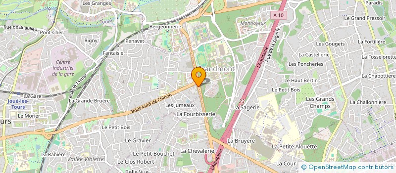 localisation de l'entreprise MONSIEUR FLORIAN CADET  JOUE-LES-TOURS