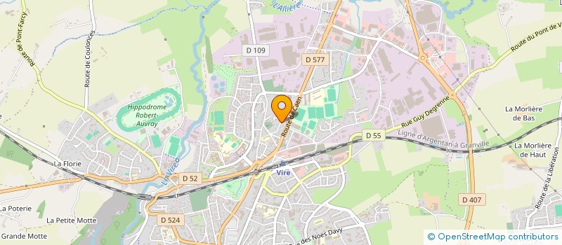 localisation de l'entreprise MONSIEUR FLORIAN CADO  VIRE-NORMANDIE