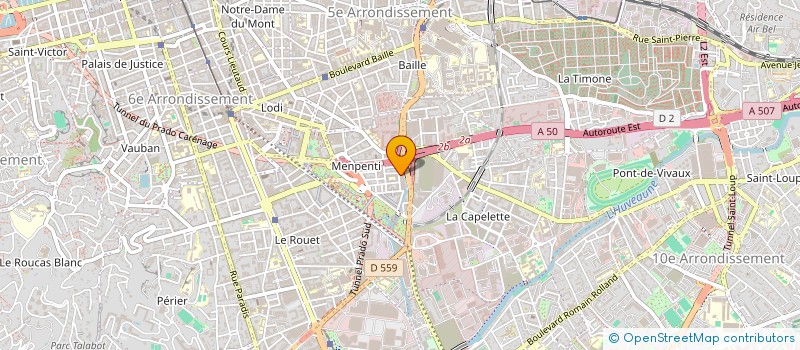localisation de l'entreprise MONSIEUR FLORIAN CAILLE à MARSEILLE