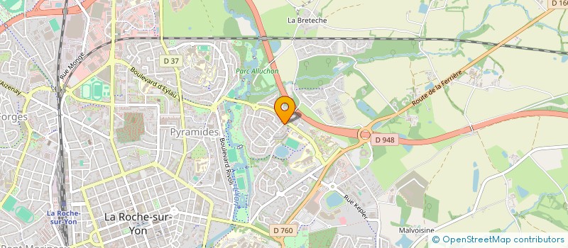 localisation de l'entreprise MONSIEUR FLORIAN CAILLER à LA ROCHE-SUR-YON