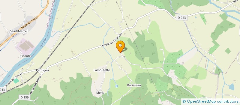 localisation de l'entreprise MONSIEUR FLORIAN CAMINADE  PENNE-D'AGENAIS