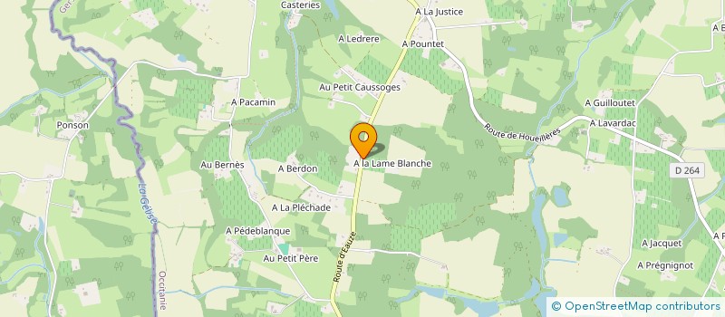 localisation de l'entreprise MONSIEUR FLORIAN CARBONNIER  CASTELNAU D'AUZAN LABARRERE