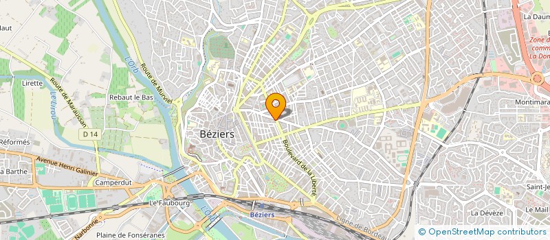 localisation de l'entreprise MONSIEUR FLORIAN CARITG  BEZIERS