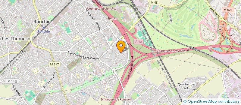 localisation de l'entreprise MONSIEUR FLORIAN CARON  RONCHIN