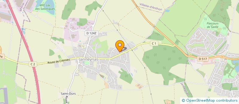 localisation de l'entreprise MONSIEUR FLORIAN CARON  JANNEYRIAS