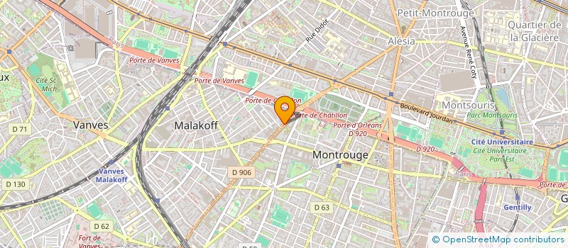 localisation de l'entreprise MONSIEUR FLORIAN CASTAING à MALAKOFF