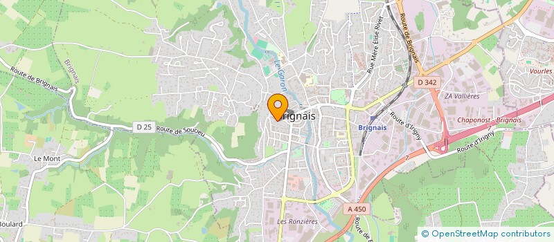 localisation de l'entreprise MONSIEUR FLORIAN CASTELLARIN  BRIGNAIS