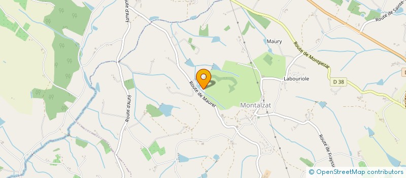 localisation de l'entreprise MONSIEUR FLORIAN CATUSSE  MONTALZAT