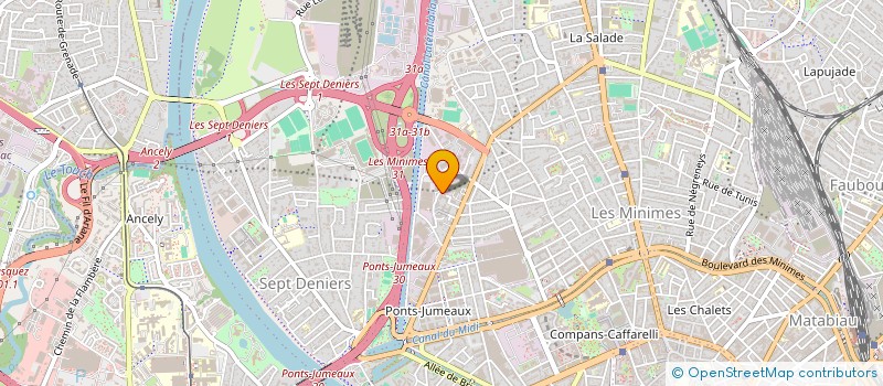 localisation de l'entreprise MONSIEUR FLORIAN CAUBET  TOULOUSE