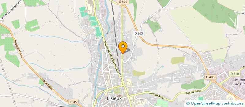 localisation de l'entreprise MONSIEUR FLORIAN CAUDRON  LISIEUX