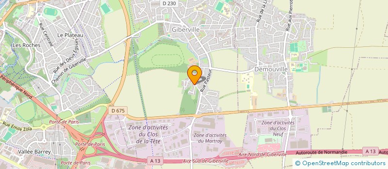 localisation de l'entreprise MONSIEUR FLORIAN CAUVIN  GIBERVILLE