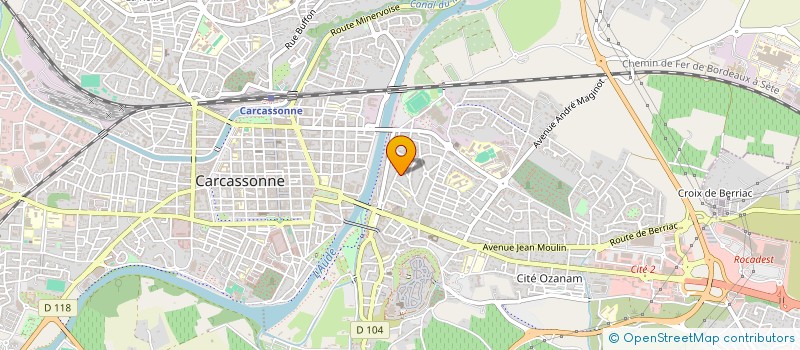 localisation de l'entreprise MONSIEUR FLORIAN CAYEUX à CARCASSONNE