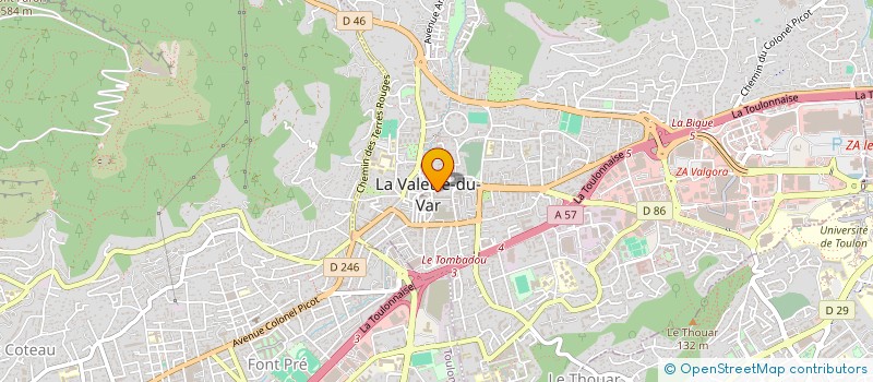 localisation de l'entreprise MONSIEUR FLORIAN CAZALON à LA VALETTE-DU-VAR