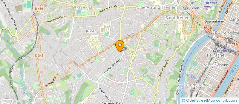 localisation de l'entreprise MONSIEUR FLORIAN CEZARD  SAINTE-FOY-LES-LYON