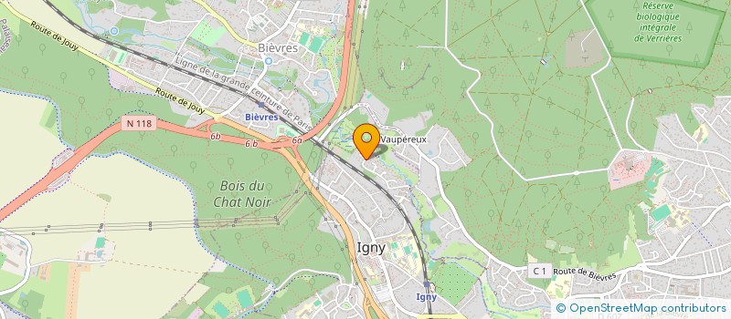 localisation de l'entreprise MONSIEUR FLORIAN CHABANAT  IGNY