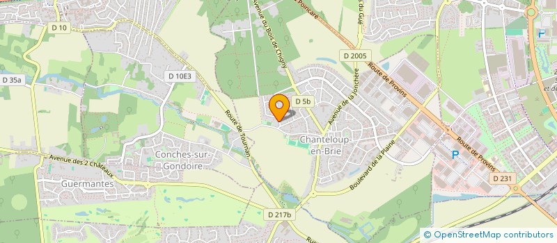 localisation de l'entreprise MONSIEUR FLORIAN CHABOT  CHANTELOUP-EN-BRIE