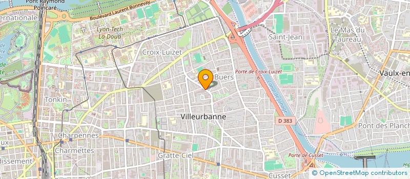 localisation de l'entreprise MONSIEUR FLORIAN CHAIZE  VILLEURBANNE