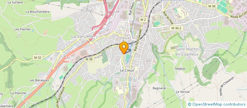 localisation de l'entreprise MONSIEUR FLORIAN CHALENDAR  SAINT-CHAMOND